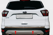 Ford Kuga/Escape 2013–2019 Kromlist till baklucka (rostfritt stål) Carmos - turkiskt stål foto 3