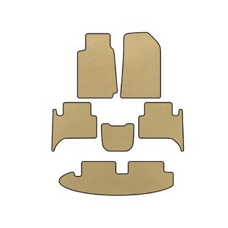 EVA-mattor (3 rader, beige)