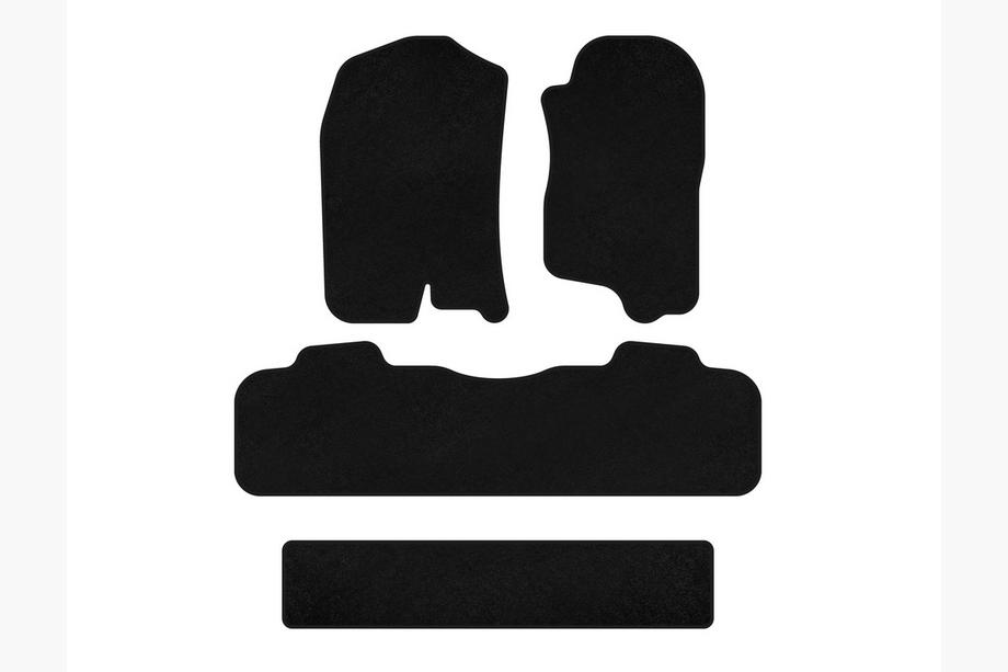 Chevrolet Tahoe 2007–2014 Textilmattor Classic (3 rader, 2007-2014, Svart) Image