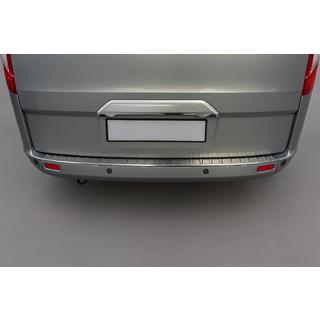 Kromlist ovanför registreringsskylten (utan kamera, rostfritt stål) Ford Custom 2013–2022 foto 1
