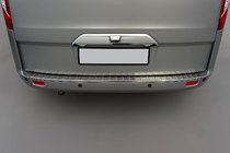 Ford Custom 2013–2022 Kromlist ovanför registreringsskylten (för kamera, rostfritt) foto 1