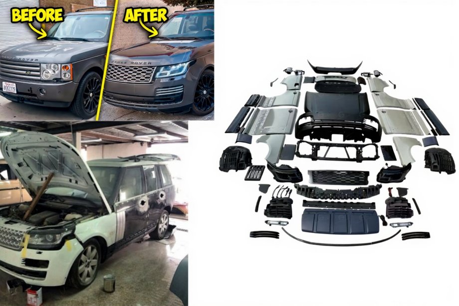 Range Rover III L322 2002–2012 Facelift-kit för 2020 (med dörrar) Image