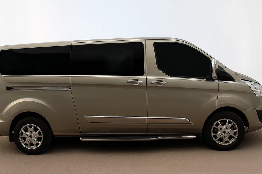Ford Custom 2013–2022 Nedre fönsterlister (8 st, rostfritt) Image