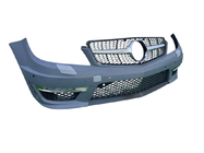 Mercedes C-klass W204 2007–2015 Främre stötfångare 2011-2014 AMG C63 med Diamond Silver-grill foto 3