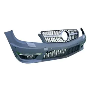 Främre stötfångare 2011-2014 AMG C63 med Diamond Silver-grill Mercedes C-klass W204 2007–2015 foto 3