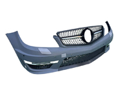 Mercedes C-klass W204 2007–2015 Främre stötfångare 2011-2014 AMG C63 med Diamond Black-grill foto 3