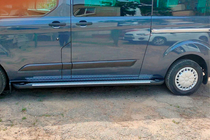 Ford Custom 2013–2022 Sidosteg Allmond Grey (2 st, aluminium) foto 4
