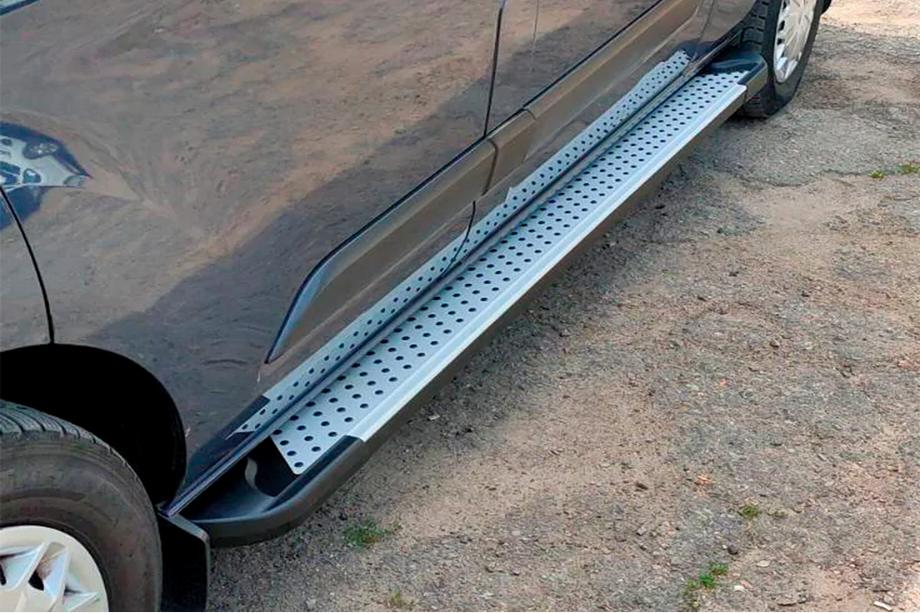 Ford Custom 2013–2022 Sidosteg Allmond Grey (2 st, aluminium) Image