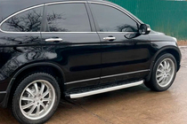 Honda CRV 2007–2011 Sidosteg Fullmond (2 st, aluminium) foto 1