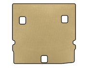 Chevrolet Orlando 2010–2018 Bagagerumsmatta V-2 (Beige) foto 1