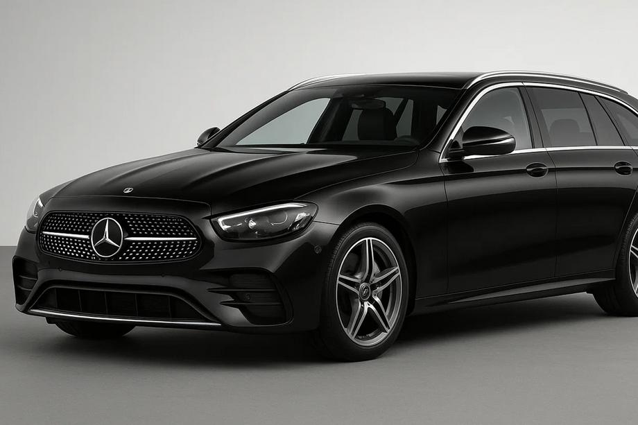 Mercedes E-klass W213 2016–2023 Frontgrill Diamond Black (för SW, 2020+) Image