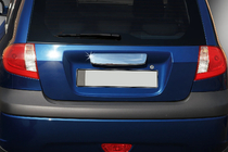 Hyundai Getz 2002– List ovanför registreringsskylten (2006↗, rostfritt stål) foto 3