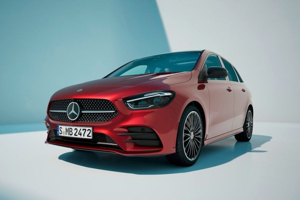 Mercedes-Benz B-Class (W247): Uppdaterad kompakt premium-MPV