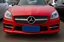 Mercedes SLK R172 2011–2016 Främre kylargrill Diamond Black foto 1