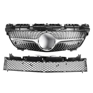 Främre kylargrill Diamond Black foto 2