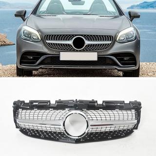 Främre grill Diamond Silver Mercedes SLC R172 2016–2020 foto 3