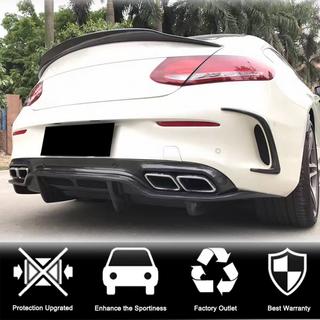 Bakre diffusor V2 (för C63 AMG Coupé/Cabriolet 2015-2019, kolfiber) foto 2