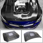 Mercedes C-class W205 2014–2021 Motorhuv V2 (kolfiber) foto 1