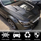 Mercedes C-class W205 2014–2021 Motorhuv V2 (kolfiber) foto 2