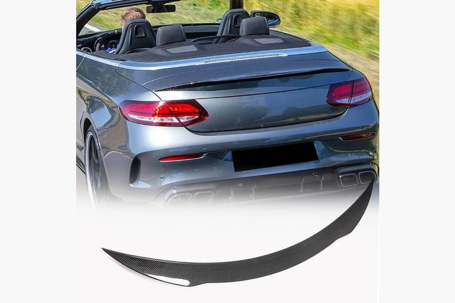 Mercedes C-class W205 2014–2021 Spoiler (cabriolet, kolfiber) Foto 1
