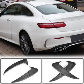 Bakre stötfångarens diffuserinsatser V1 (för Coupé/Cabriolet Base/AMG-Line/C43 AMG 2015-2019, kolfiber) foto 1