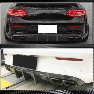 Bakre stötfångardiffusor V1 (för coupé/cabriolet C63 AMG 2015-2019, kolfiber) foto 4
