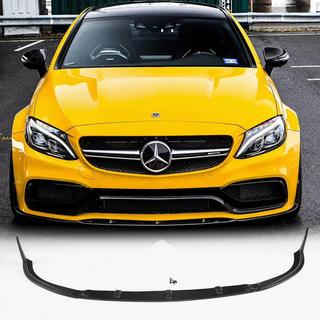 Frontläpp Lip V1 (för coupé/cabriolet C63 AMG 2015-2019, kolfiber) foto 1