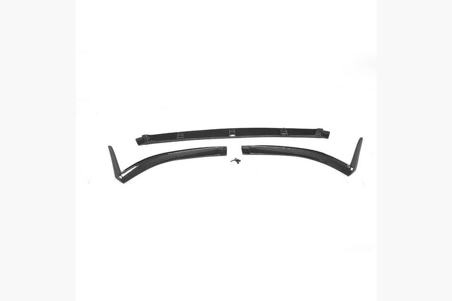 Mercedes C-class W205 2014–2021 Frontläpp Lip V1 (för coupé/cabriolet C63 AMG 2015-2019, kolfiber) Foto 7