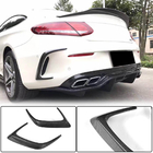 Mercedes C-class W205 2014–2021 Kolfiber bakre stötfångarlist (för coupé/cabriolet C63 AMG 2015-2019) foto 1