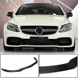Frontläpp Lip V3 (för coupé/cabriolet C63 AMG 2015-2019, kolfiber) foto 1