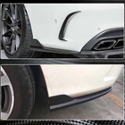 Mercedes C-class W205 2014–2021 Bakre diffuserinsatser V2 (för coupé/cabriolet AMG-Line / C43 AMG 2015-2019, kolfiber) foto 3