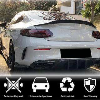 Bakre diffuserinsatser V2 (för coupé/cabriolet AMG-Line / C43 AMG 2015-2019, kolfiber) foto 2
