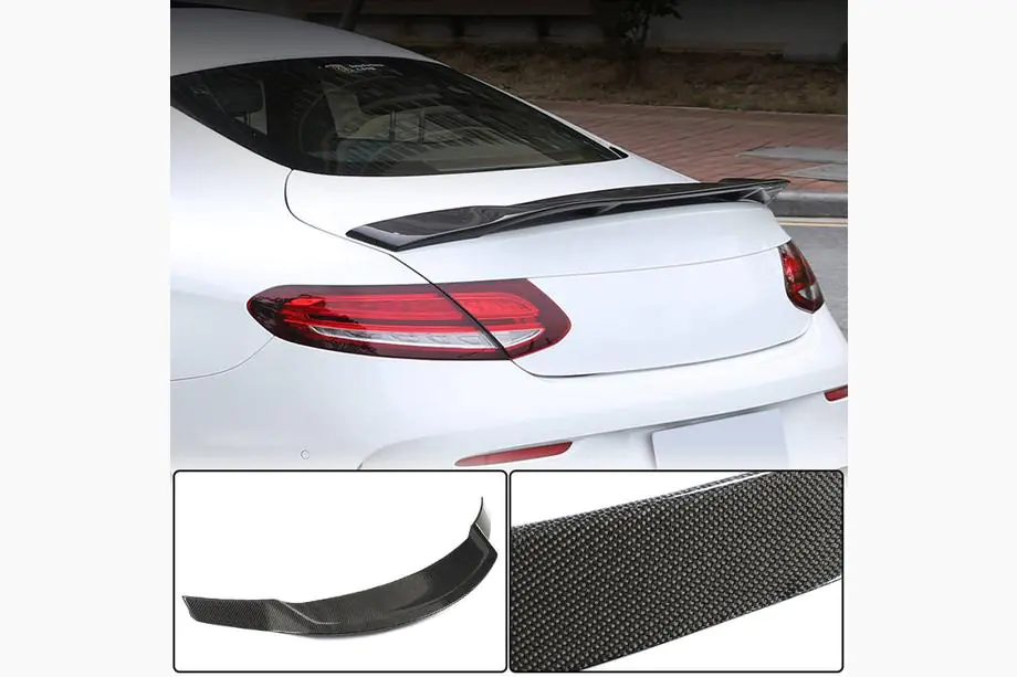 Mercedes C-class W205 2014–2021 Spoiler V1 (för coupé 2015-2019, kolfiber) Image