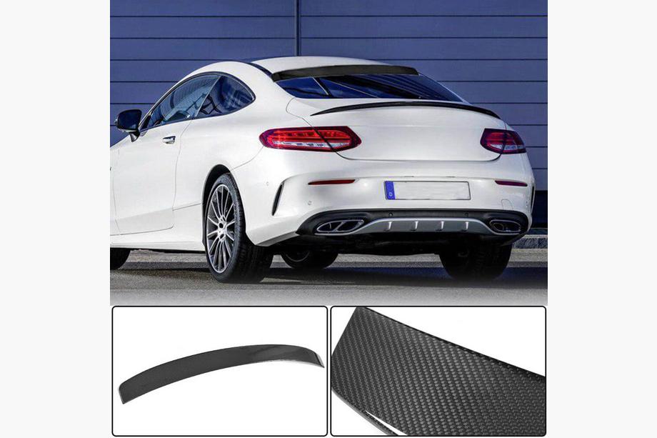 Mercedes C-class W205 2014–2021 Spoiler V2 (för coupé 2015-2019, kolfiber) Image