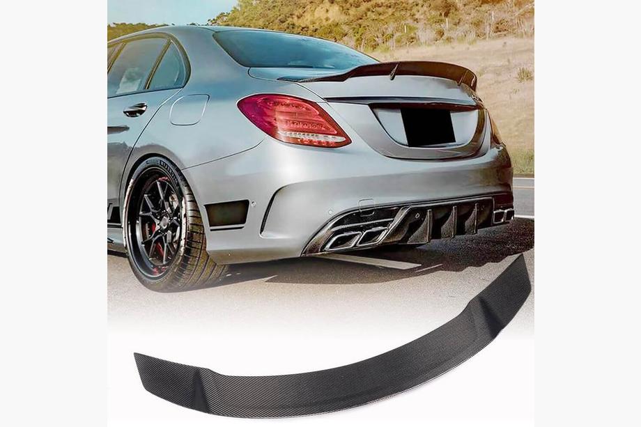 Mercedes C-class W205 2014–2021 Spoiler V1 (för SD 2015-2019, kolfiber) Image