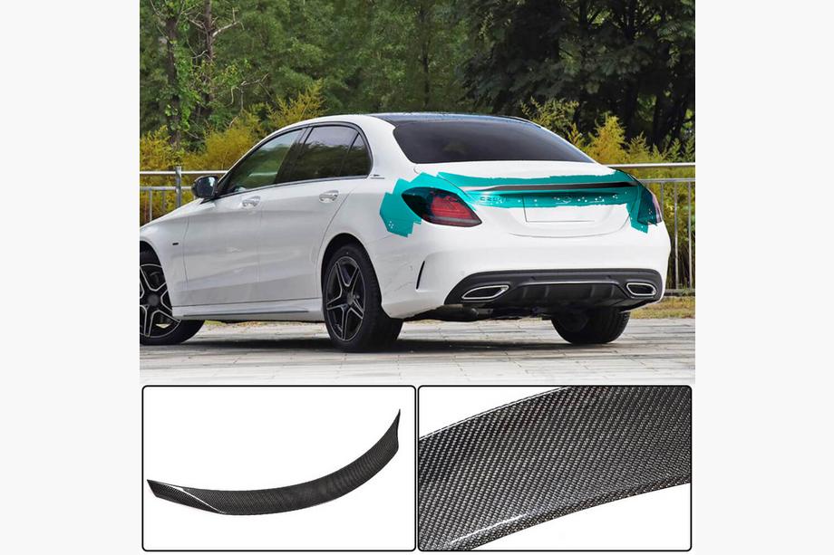 Mercedes C-class W205 2014–2021 Spoiler V5 (för SD 2015-2021, kolfiber) Image
