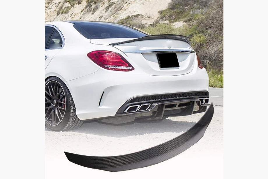 Mercedes C-class W205 2014–2021 V7 spoiler (för SD 2015-2021, kolfiber) Image