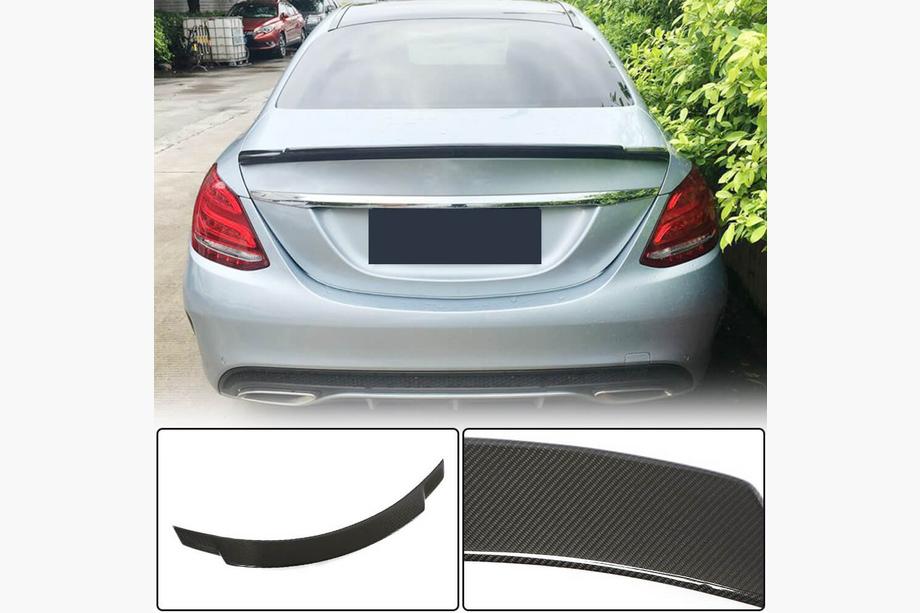 Mercedes C-class W205 2014–2021 V8-spoiler (för SD 2015-2021, kolfiber) Image