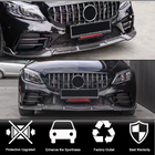 Mercedes C-class W205 2014–2021 Frontläpp till främre stötfångare (för SD AMG-Line 2019-2021, kolfiber) foto 2