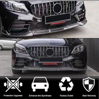 Frontläpp till främre stötfångare (för SD AMG-Line 2019-2021, kolfiber) foto 2