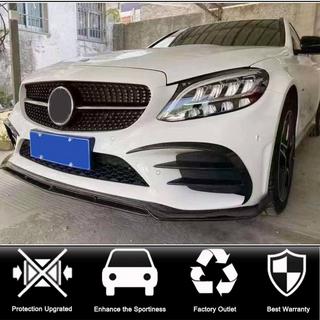 Frontläpp till främre stötfångare (för SD AMG-Line 2015-2019, kolfiber) foto 2