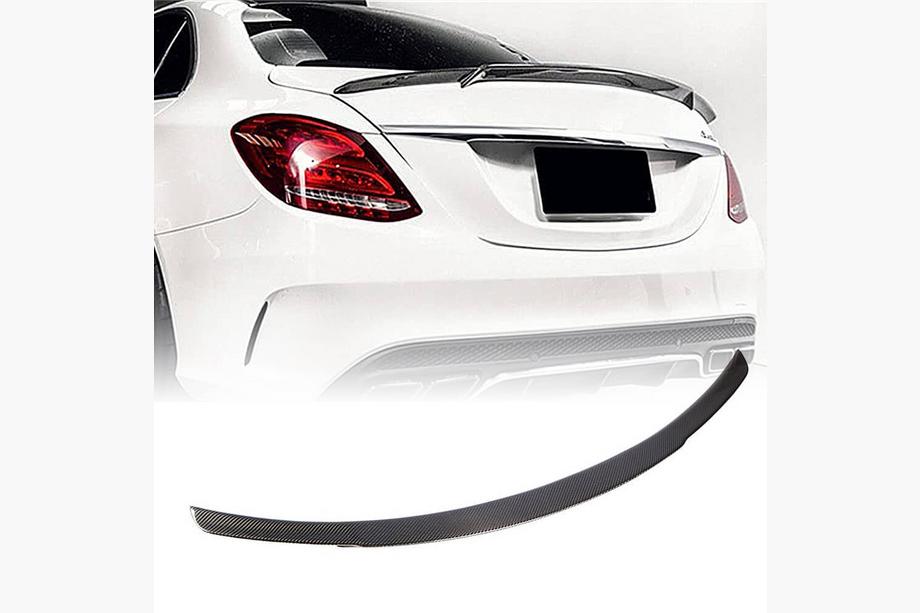 Mercedes C-class W205 2014–2021 V9 spoiler (för SD 2015-2019, kolfiber) Image