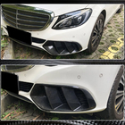 Mercedes C-class W205 2014–2021 Kolfiber dimljusskydd (för SD Base 2015-2019, Carbon) foto 4