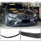 Mercedes C-class W205 2014–2021 Frontläpp till stötfångaren i kolfiber (2019-2021, Carbon) foto 1