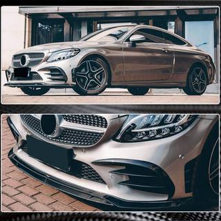 Frontläpp Lip V1 (för C43 AMG 2019-2021, kolfiber) foto 4