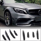 Mercedes C-class W205 2014–2021 Kolfiber frontstötfångar-läpp (för C63 AMG 2015-2019) foto 2