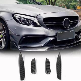 Kolfiber frontstötfångar-läpp (för C63 AMG 2015-2019) foto 1