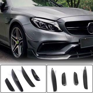 Kolfiber frontstötfångar-läpp (för C63 AMG 2015-2019) foto 2