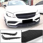 Mercedes C-class W205 2014–2021 Täckkåpor för dimljus (för C63 AMG 2015-2019, kolfiber) foto 1