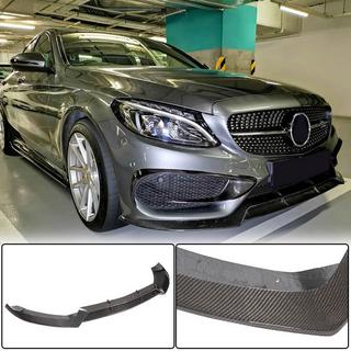 Frontspoilerläpp Lip V1 (för C43 AMG 2015-2019, kolfiber) foto 1